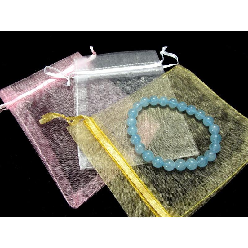 Mサイズ10枚入 ブレスレット用オーガンジー袋 業務用 全6色 si-p inmy パワーストーン 天然石 | ブランド登録なし | 02