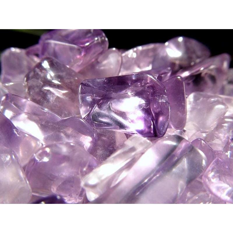中粒タイプ ラベンダーアメジスト 紫水晶 さざれ 一袋約100g 粒の大き