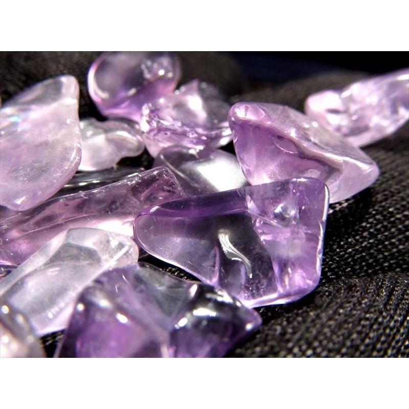 中粒タイプ ラベンダーアメジスト 紫水晶 さざれ 一袋約100g 粒の大き
