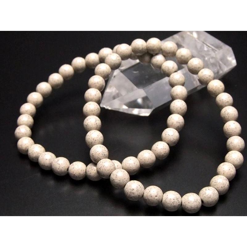 ナチュラルタイプ 北投石 ホクトライト ブレスレット 5.5mm-6mm×30珠