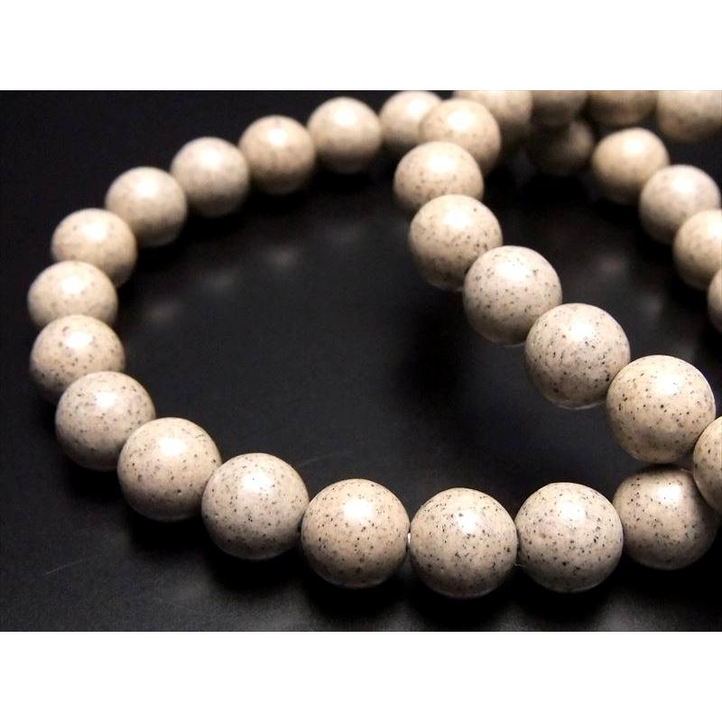 値下げ中 ナチュラルタイプ 北投石 ホクトライト ブレスレット 約8mm×24珠前後 極上天然石 温泉成分を含むラジウム鉱石 心身を癒す人気ストーン パワーストーン | ブランド登録なし | 01