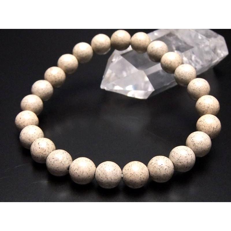 値下げ中 ナチュラルタイプ 北投石 ホクトライト ブレスレット 約8mm×24珠前後 極上天然石 温泉成分を含むラジウム鉱石 心身を癒す人気ストーン パワーストーン | ブランド登録なし | 02