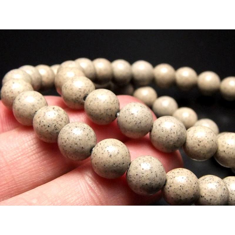 値下げ中 ナチュラルタイプ 北投石 ホクトライト ブレスレット 約8mm×24珠前後 極上天然石 温泉成分を含むラジウム鉱石 心身を癒す人気ストーン パワーストーン | ブランド登録なし | 03