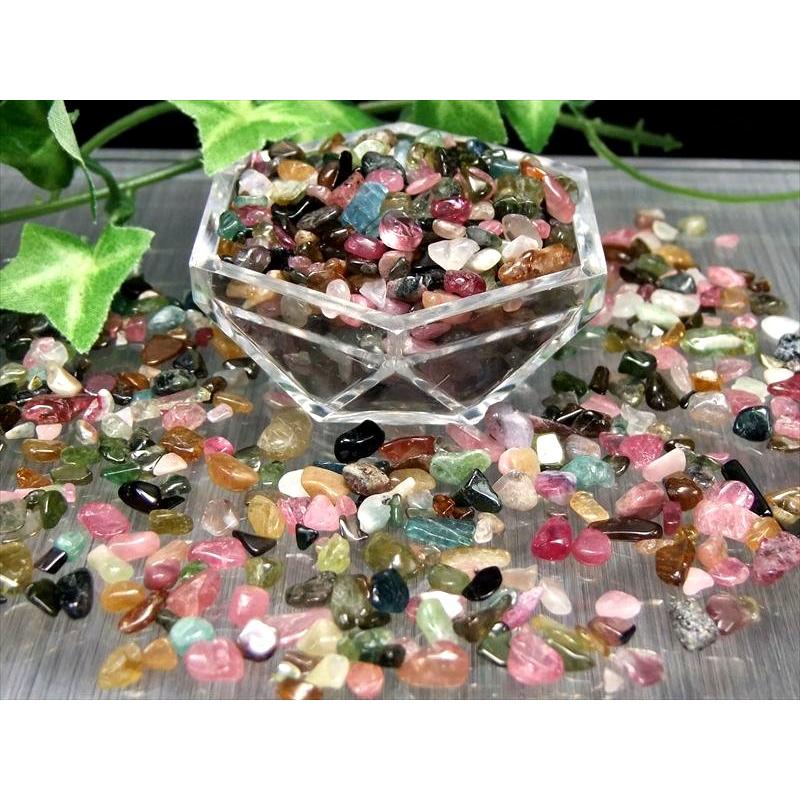 ★限定再入荷★健康をもたらす『電気石』100g【MIXトルマリンさざれ】❤️ 小粒で透明 宝石質有り 色とりどり全カラー MIXトルマリン さざれ 100g