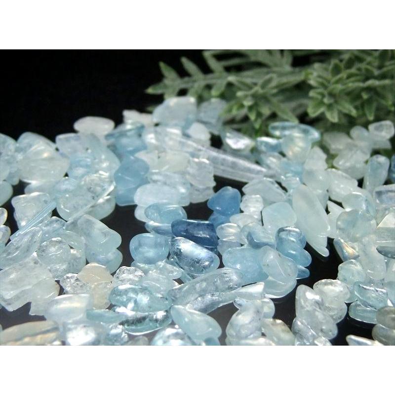 超透明タイプ アクアマリン さざれ石 100g 約5ミリ-14ミリ 限定あるだけ 希少 透明感バツグン 緑柱石 サザレ ブラジル産 sa-s パワーストーン | ブランド登録なし | 07