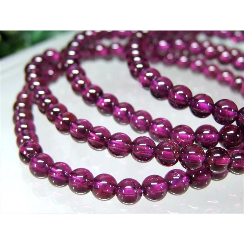 超透明 これぞロードライト S級 ロードライトガーネット ブレスレット