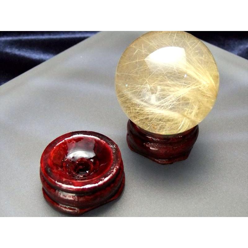 激安 Sサイズ 丸玉用 木製台座 直径約25mm-30mm×高さ約12mm 1個売り