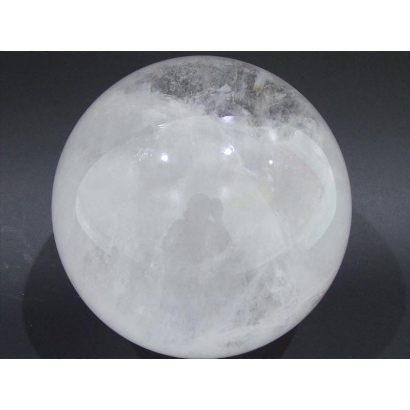水晶 丸玉 スフィア 特大 おまけ付き 満月のような巨大水晶 天然水晶丸玉 クリスタルスフィア 回転台座付き