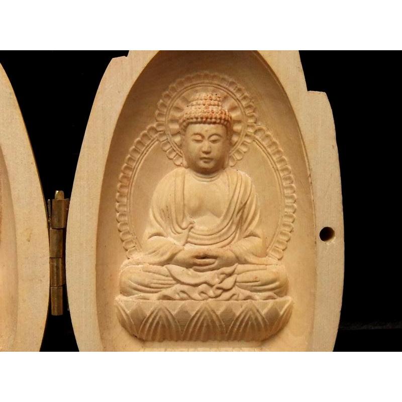 合掌タイプ 5A極上彫り 木彫り仏像置物 高さ約8cm前後 風水やインテリアに ok-s パワーストーン 天然石 | ブランド登録なし | 01