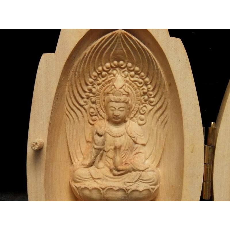 合掌タイプ 5A極上彫り 木彫り仏像置物 高さ約8cm前後 風水やインテリアに ok-s パワーストーン 天然石 | ブランド登録なし | 03