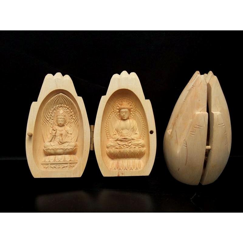 合掌タイプ 5A極上彫り 木彫り仏像置物 高さ約8cm前後 風水やインテリアに ok-s パワーストーン 天然石 | ブランド登録なし | 05