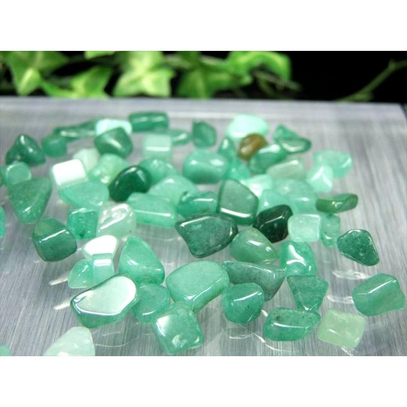 色落ちチェック済み アベンチュリン 砂金水晶 さざれ 200g 約6ミリ-18
