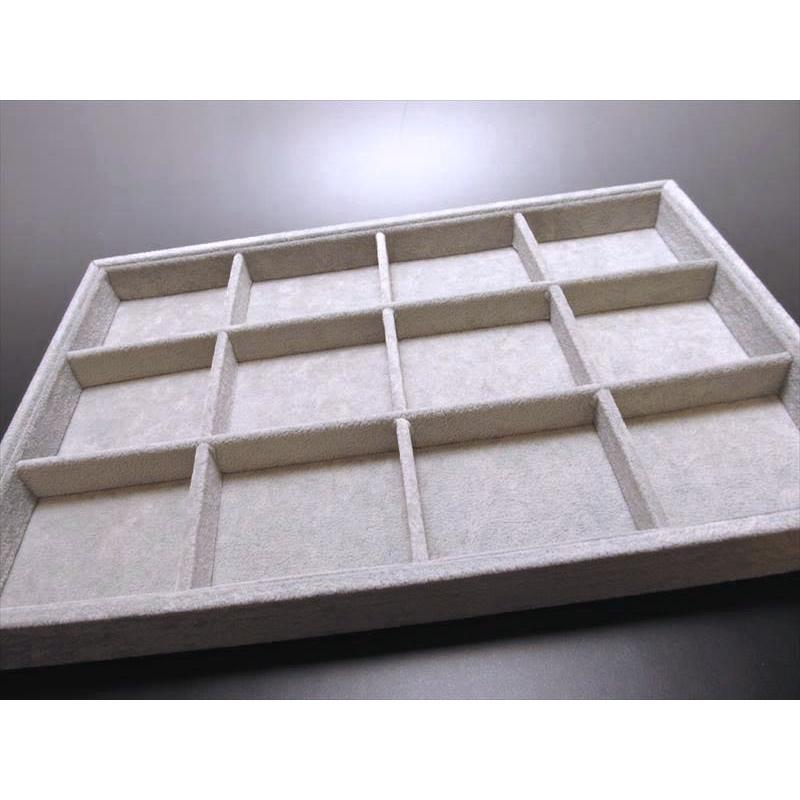 グレー 12枠しきり 天然石販売用トレイ 横35cm×縦24cm 天然石が綺麗に見えます si-p -s パワーストーン 天然石 | 開運 | 03