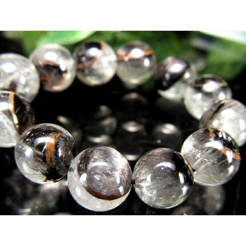 店頭展示中 たっぷりプラチナルチル 5A プラチナルチル クォーツ ブレスレット 7.5mm-8mm×25珠 1点物 ブラジル産 bl-p パワーストーン 天然石の画像