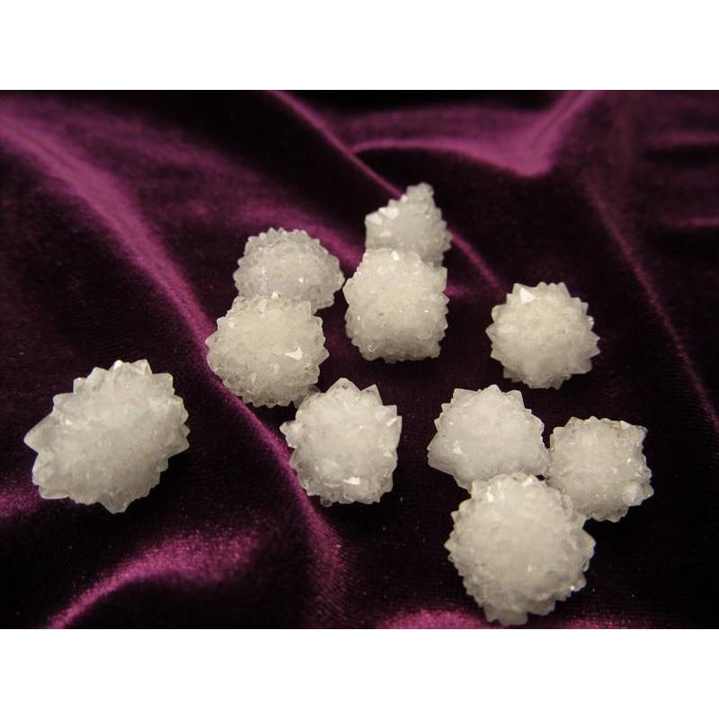 入手困難 全面結晶のクリスタルボール 10個セット SSサイズ 平均サイズ10mm前後 モロッコ産 sa- パワーストーン 天然石 | ブランド登録なし | 01