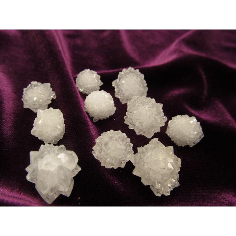 入手困難 全面結晶のクリスタルボール 10個セット SSサイズ 平均サイズ10mm前後 モロッコ産 sa- パワーストーン 天然石 | ブランド登録なし | 03