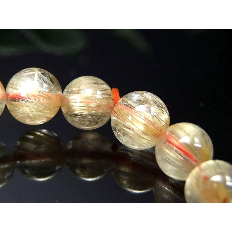 ゴールドルチルクォーツ ⑦ 丁寧に浄化済み 7mm 【公式通販】