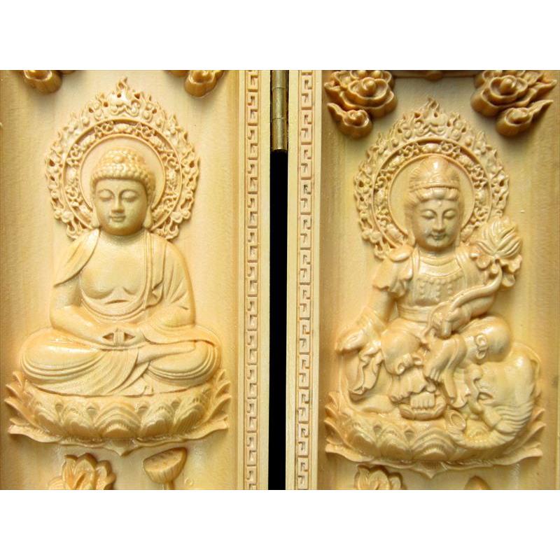 8面開き 5A極上繊細彫り 木彫り 観音 菩薩 仏像 置物 高さ約140mm 風水やインテリアに ok-s パワーストーン 天然石 | 開運 | 03