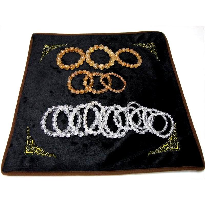 起毛マット 天然石販売 オラクルカード タロットカード 天然石が綺麗に見えるクロス 横400mm 縦400mm パワーストーン | ブランド登録なし | 02