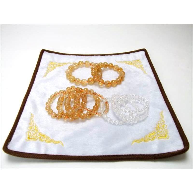 白 黒、両面 小 天然石用起毛マット クロス 天然石が綺麗に見えます 天然石販売用マット 小 横300mm 縦290mm si-s inmy パワーストーン 天然石 | ブランド登録なし | 03