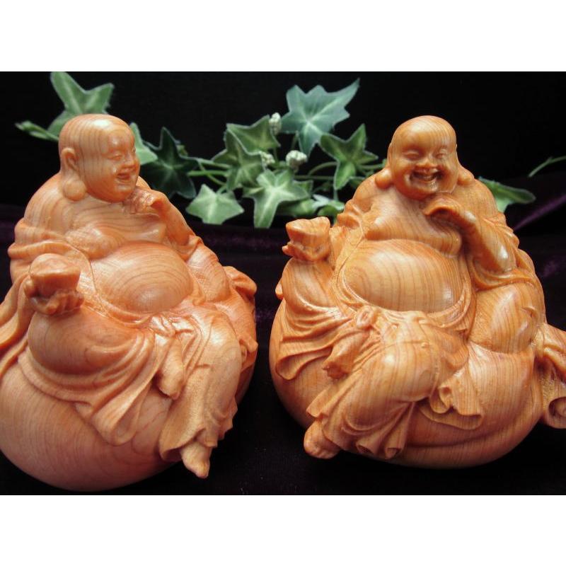 立体彫刻 布袋様 元宝 5A極上手彫り 木彫り 布袋&菩薩 置物 高さ約70mm-75mm 風水やインテリアに ok-s パワーストーン 天然石 | ブランド登録なし | 06