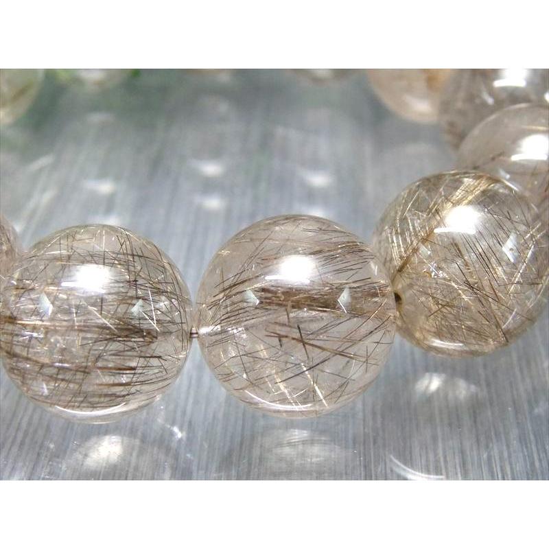 店頭展示中 迫力の大珠 超透明 輝く銀針 4A シルバールチル ブレスレット 18.5mm-19mm×13珠 針バランス良タイプ ブラジル産 bl-p-g パワーストーン 天然石 | ブランド登録なし | 05