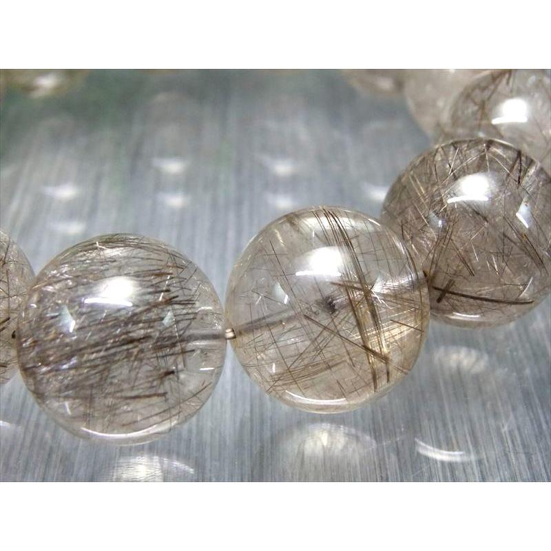 店頭展示中 迫力の大珠 超透明 輝く銀針 4A シルバールチル ブレスレット 18.5mm-19mm×13珠 針バランス良タイプ ブラジル産 bl-p-g パワーストーン 天然石 | ブランド登録なし | 06