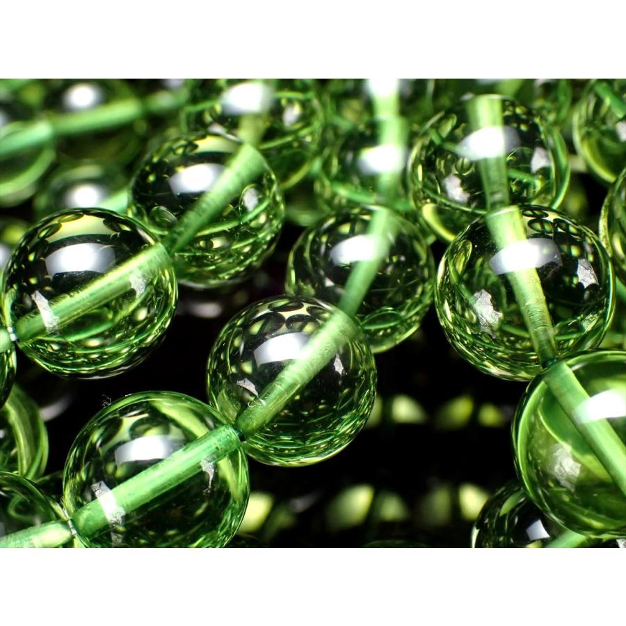 希少入荷 5A グリーンアンバーブレスレット 約9mm×21珠前後 発色美しいリトアニアアンバー 天然琥珀リトアニア産 bl-p パワーストーン | ブランド登録なし | 02