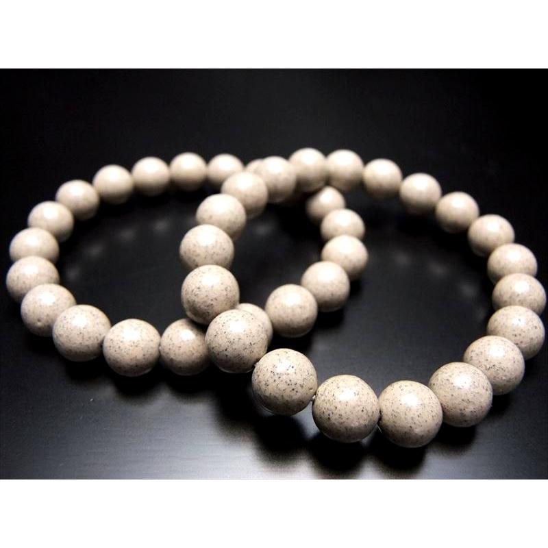 ナチュラルタイプ 北投石 ホクトライト ブレスレット 10mm×20珠前後 極上天然石 温泉成分を含むラジウム鉱石 心身を癒す人気ストーン レアストーン 台湾産 | ブランド登録なし