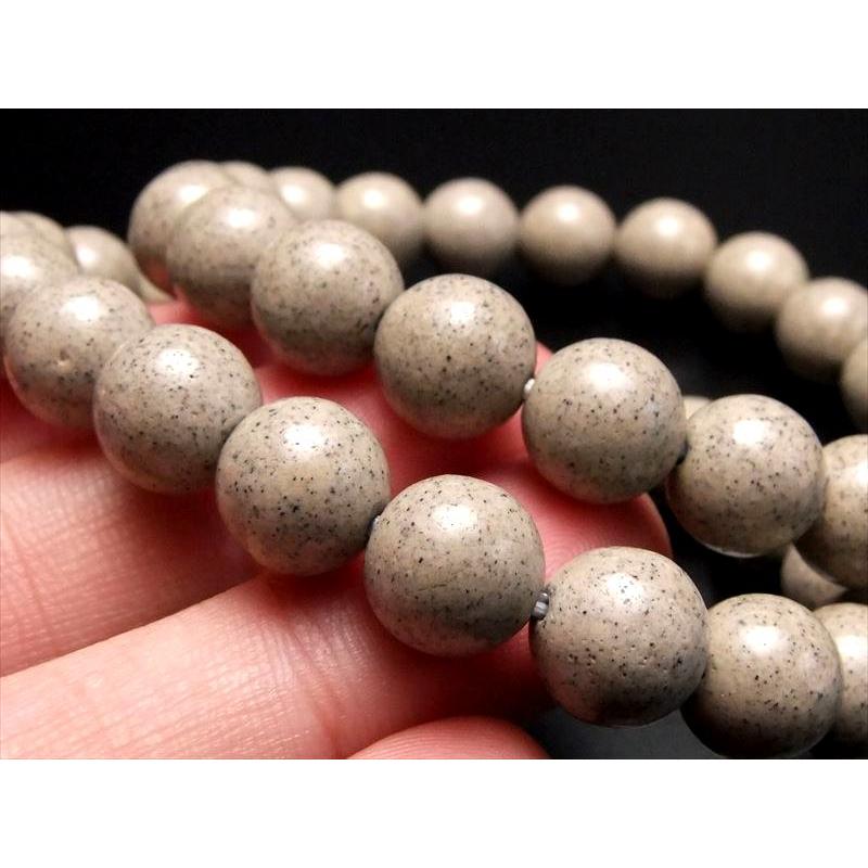 ナチュラルタイプ 北投石 ホクトライト ブレスレット 10mm×20珠前後 極上天然石 温泉成分を含むラジウム鉱石 心身を癒す人気ストーン レアストーン 台湾産 | ブランド登録なし | 02