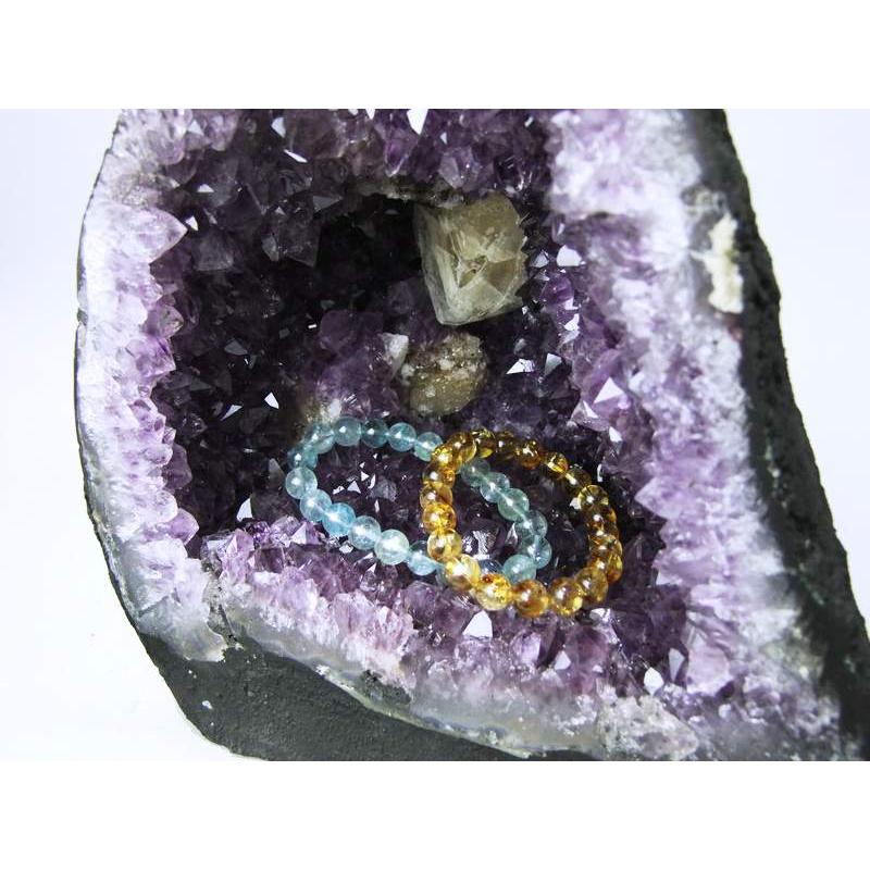 アメジスト結晶 重さ6.2kg高さ約24cm（台座付）