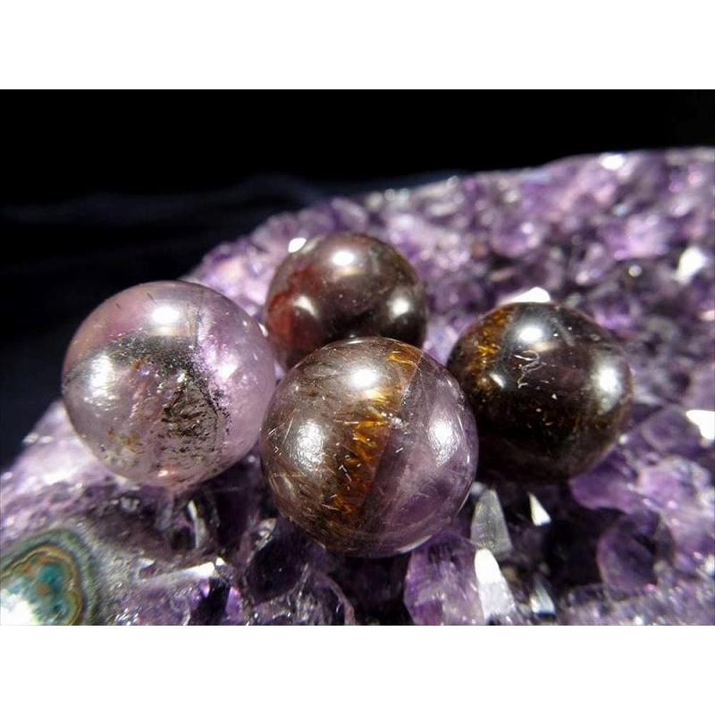 正規品 証明書付き H&E オーラライト23 アゾゼオ 丸玉 サイズ約15mm 1個売り H&E社 Azozeo Auralite-23 ma-p パワーストーン 天然石 | ブランド登録なし | 01