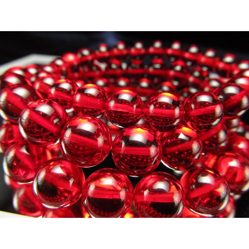 5A ルビーレッドアンバー ブレスレット 4.5mm-5mm×43珠前後 発色美しいリトアニアアンバー 希少入荷 極上透明 動画あり 天然琥珀 バルト海産 bl-p | ブランド登録なし | 02