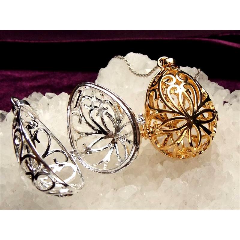 入れ替え可能 アラベスク模様 花唐草模様 ケージ型 ストーン入れ替えペンダントトップ 約16mmまでの天然石が入ります pe-s パワーストーン 天然石 | ブランド登録なし | 01