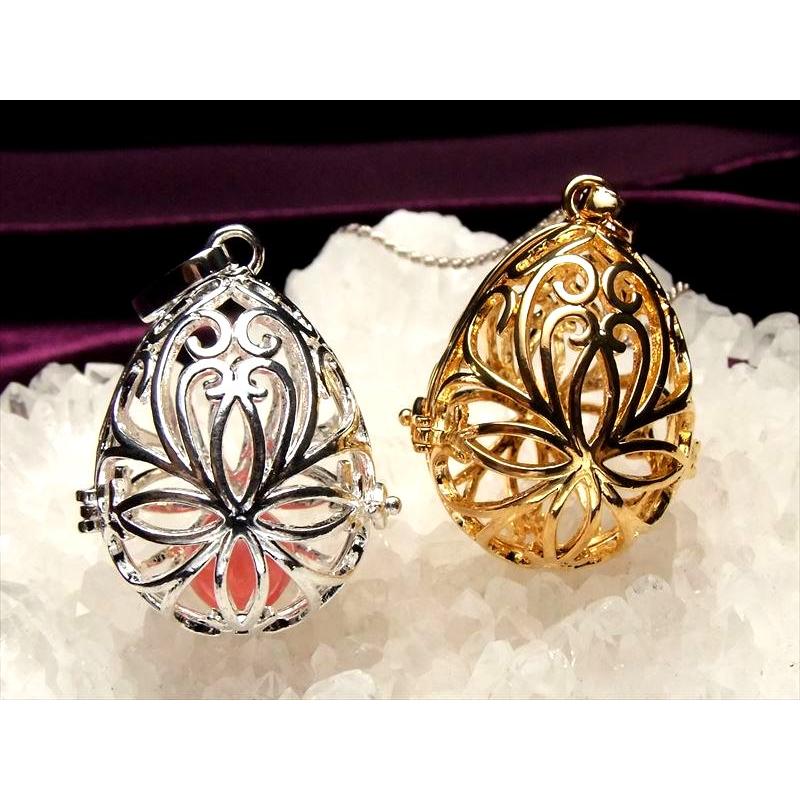 入れ替え可能 アラベスク模様 花唐草模様 ケージ型 ストーン入れ替えペンダントトップ 約16mmまでの天然石が入ります pe-s パワーストーン 天然石 | ブランド登録なし | 03