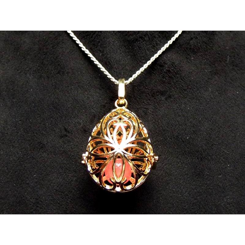 入れ替え可能 アラベスク模様 花唐草模様 ケージ型 ストーン入れ替えペンダントトップ 約16mmまでの天然石が入ります pe-s パワーストーン 天然石 | ブランド登録なし | 05