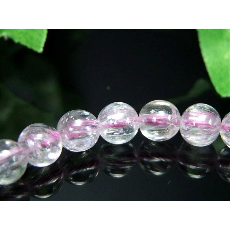 5A キャッツアイ クンツァイト ブレスレット 6mm-6.5mm×30珠 きらりと目を引くキャッツアイ効果 キラキラ反射 リチア輝石 新しい9月の誕生石 一点物 | ブランド登録なし | 03