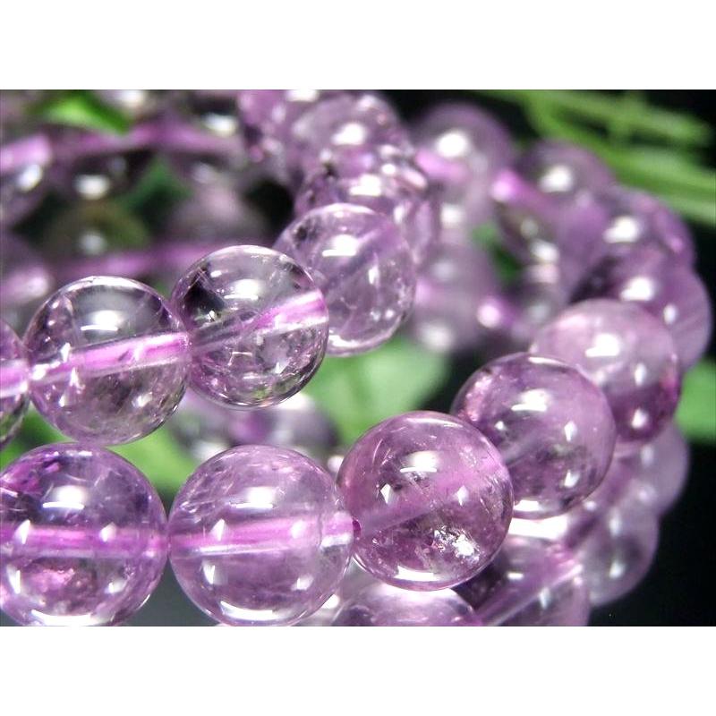 ブレスレット ラベンダーアメジスト AA アメジストエレスチャル 9mm-9.5mm×21珠前後 透明感のあるラベンダーカラー 天使からのギフト ブラジル産 bl-p | ブランド登録なし | 02