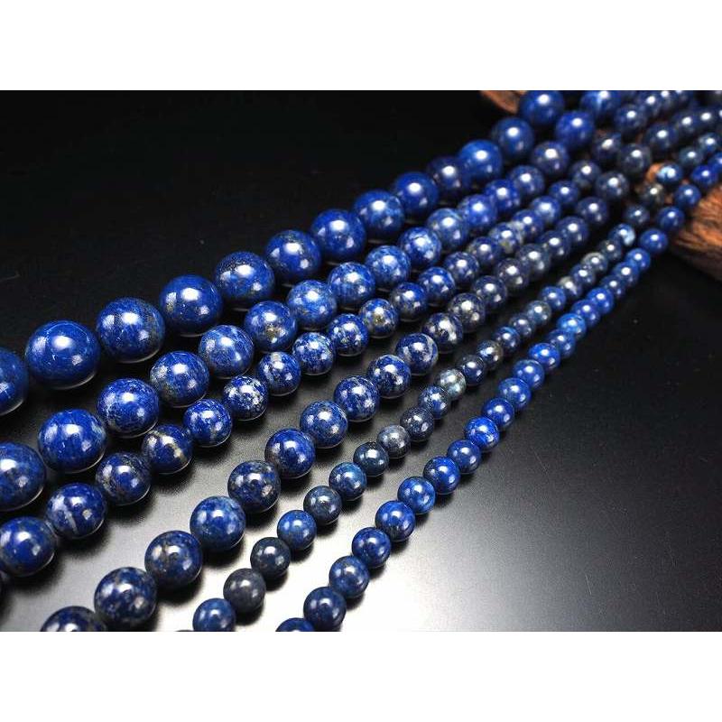 激安宣言 AA+ 約8mm珠 ラピスラズリ 一連 約37-39cm アフガニスタン産 geki rn-s パワーストーン 天然石 | ブランド登録なし | 04