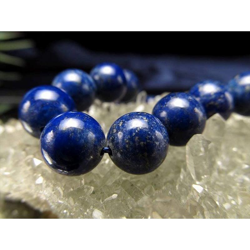 激安宣言 AA+ 約14mm珠 ラピスラズリ 一連 約37-39cm アフガニスタン産 geki rn-s パワーストーン 天然石 | ブランド登録なし | 03