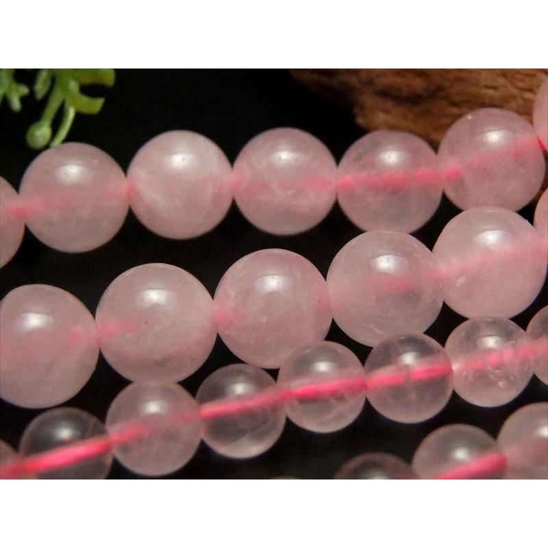 激安宣言 約4mm珠 ローズクォーツ 紅水晶 一連 約37-39cm 天然石 ビーズ パワーストーン ブラジル産 geki rn-s パワーストーン 天然石 | ブランド登録なし | 06
