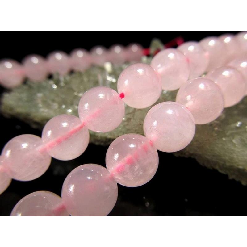 激安宣言 約6mm珠 ローズクォーツ 紅水晶 一連 約37-39cm 天然石 ビーズ パワーストーン ブラジル産 geki rn-s パワーストーン 天然石 | ブランド登録なし | 01