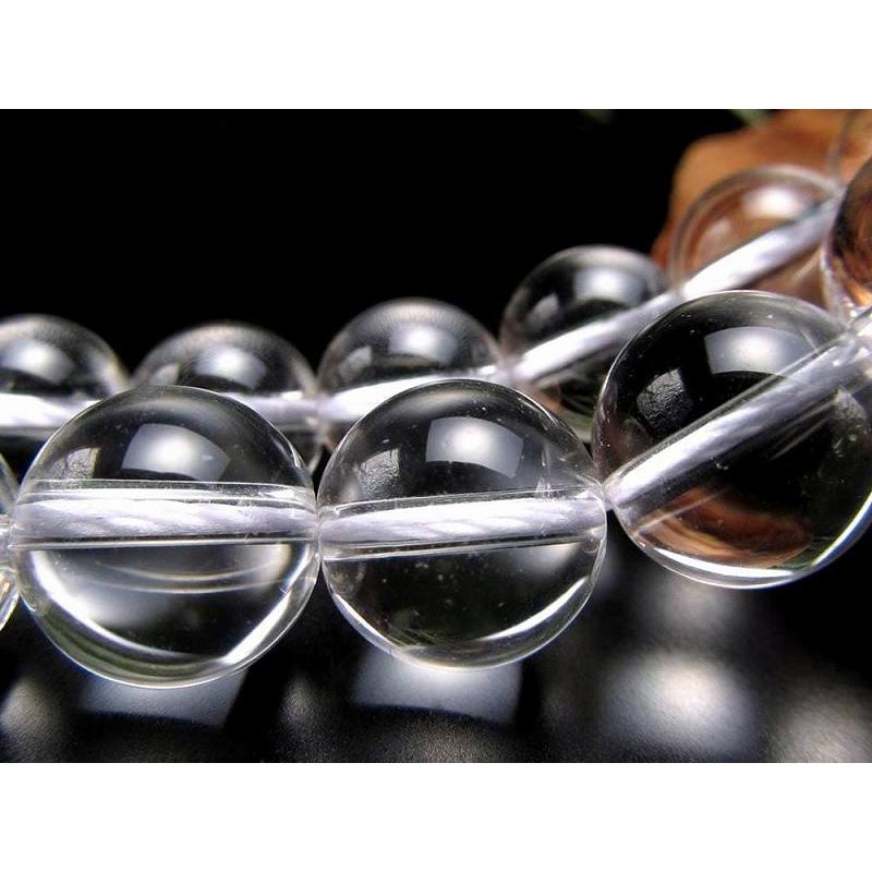 激安宣言 超透明4A 約16mm珠 天然水晶 クリスタル 一連 約38-40cm 純粋と浄化を象徴する万能ストーン 4月の誕生石 ブラジル産 geki rn-s パワーストーン | ブランド登録なし | 02