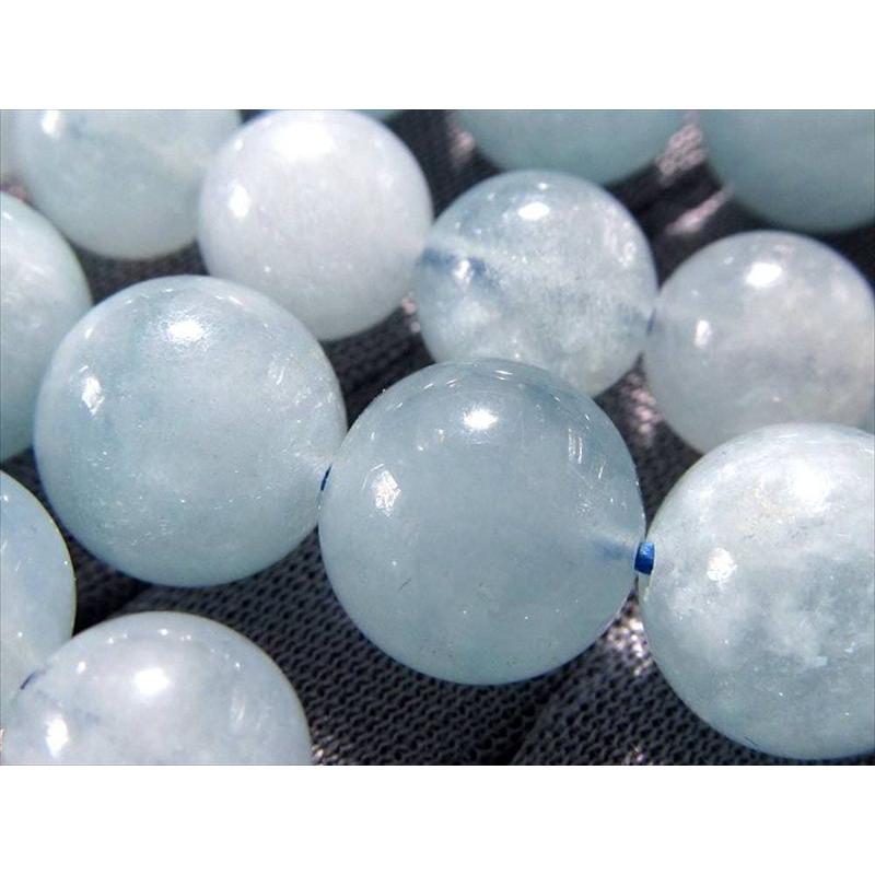 AA アクアマリン 8.5mm珠 一連 約37-39cm 極上天然石ビーズ パワーストーン ブラジル産 rn-p パワーストーン 天然石 | ブランド登録なし | 06