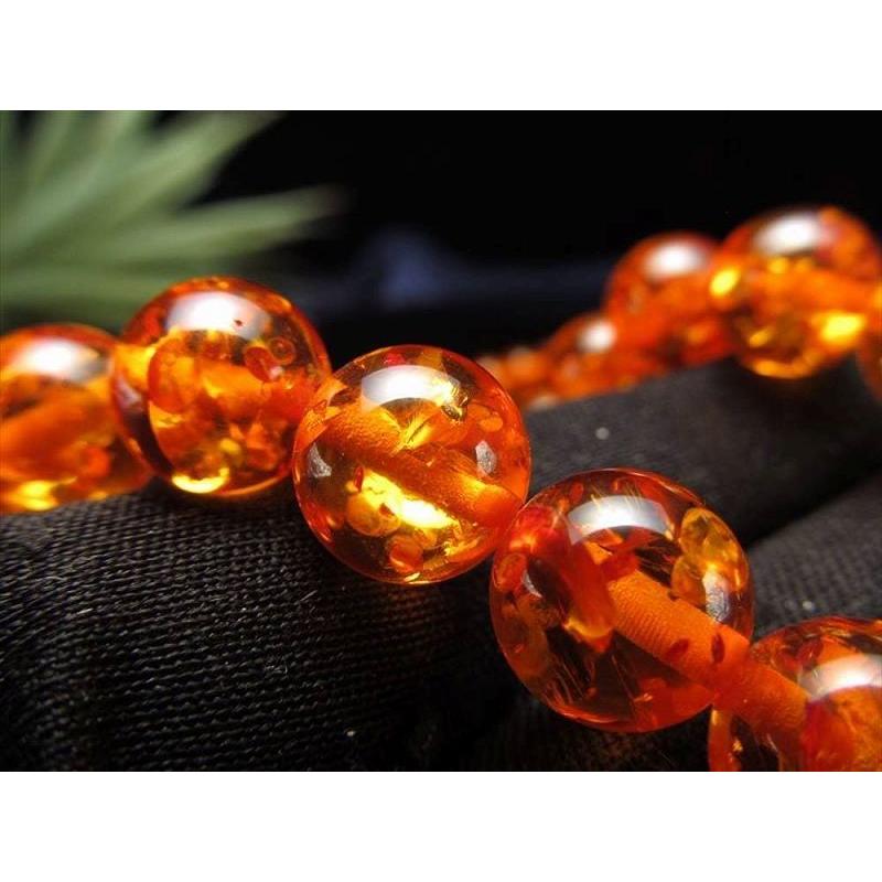 激安宣言 約8mm珠 アンバー 人工 一連 約37-39cm 極上 人工石 ビーズ パワーストーン geki rn-s パワーストーン 天然石 | ブランド登録なし | 01