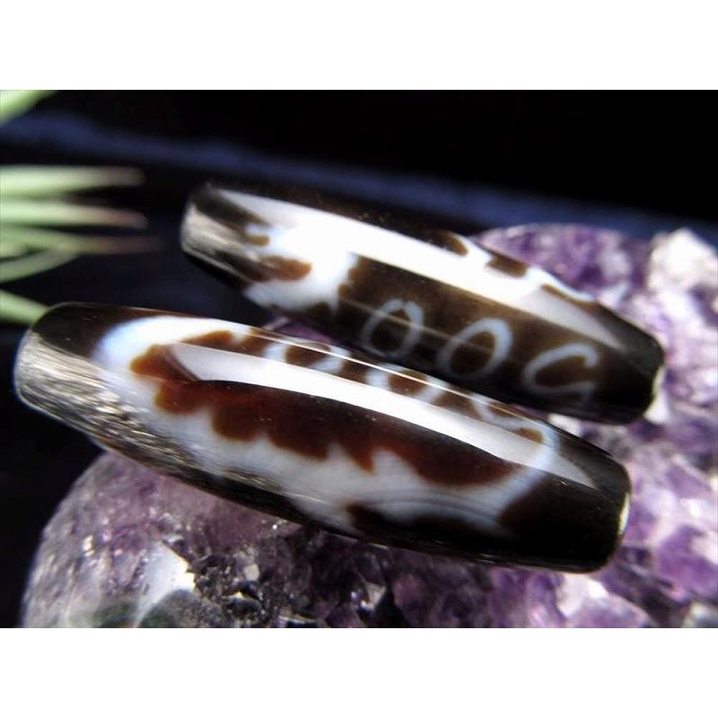 龍　水蓮華　三眼天珠　至純高級天珠　しゅごい！ A至純天珠 龍水蓮花三眼天珠 りゅうすいれんかさんがんてんじゅ 約37