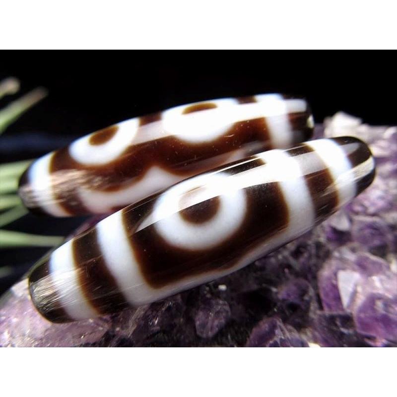 A至純天珠 三眼天珠 さんがんてんじゅ サイズ:約37ミリ 1個売り 極上 天然石 ビーズ パワーストーン te-p パワーストーン 天然石 | ブランド登録なし | 02