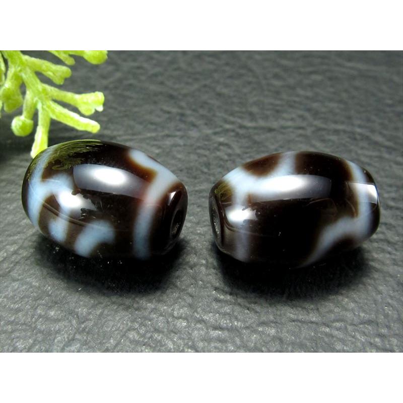小天珠 A至純天珠 金銭鈎天珠 きんせんこうてんじゅ サイズ：14mm-15mm