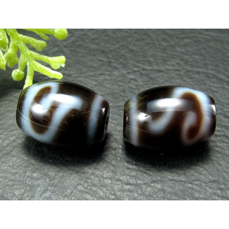 天珠 小天珠 A至純天珠 金銭鈎天珠 きんせんこうてんじゅ サイズ：14mm-15mm