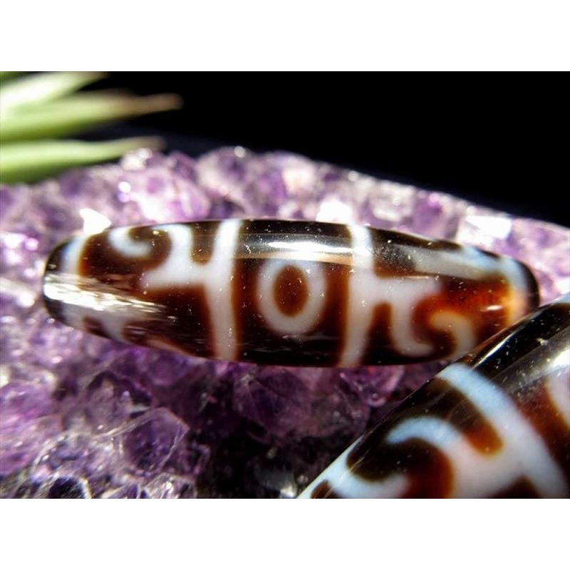 A至純天珠 蓮師法器天珠 れんしほうきてんじゅ サイズ:約37ミリ 1個売り 極上 天然石 ビーズ パワーストーン te-p パワーストーン 天然石 | ブランド登録なし | 03